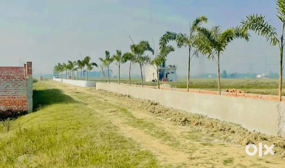 नक्शे पास वाली साइट में प्लॉट सुल्तानपुर रोड पर बैंक लोन केसाथ