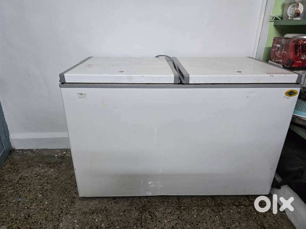 Double door deep freezer