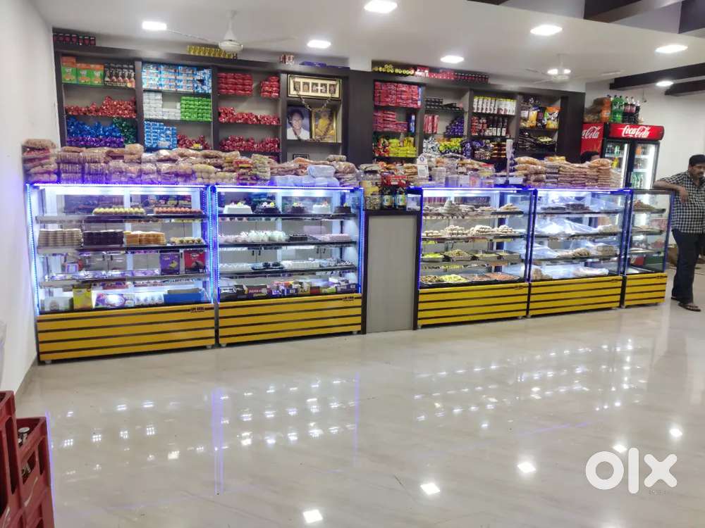 Bakery counter bakery showcase case display counter