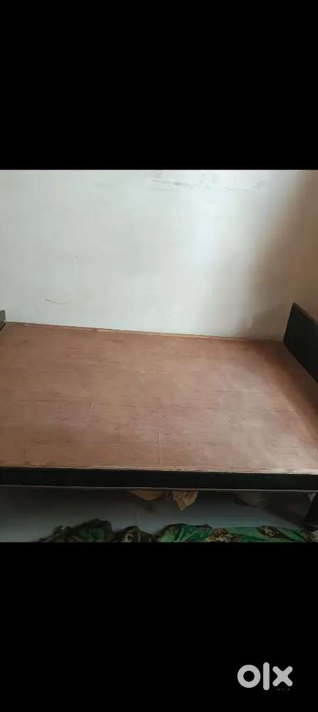 Bed with  cushions