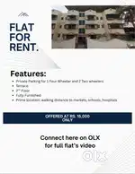 Fully furnished 1 BHK in main Alibag city, spacious, ready to move.