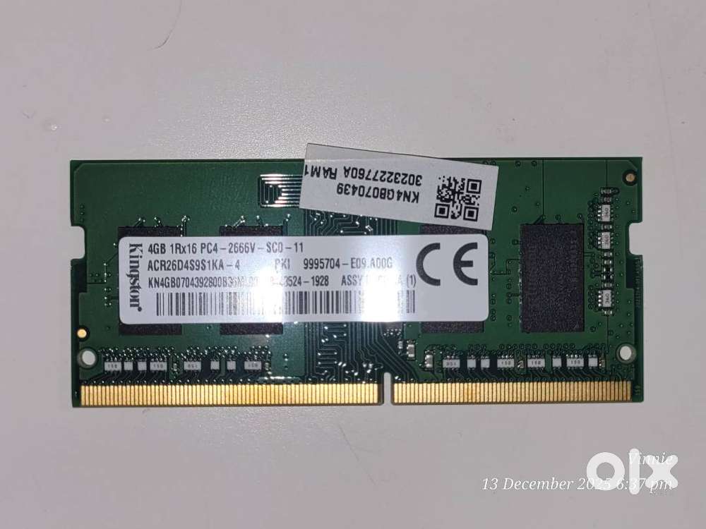 Kingston 4GB DDR4 RAM 2666hZ for Laptop