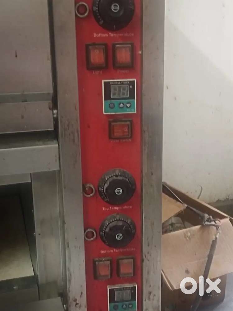 Double deck electric bakery oven