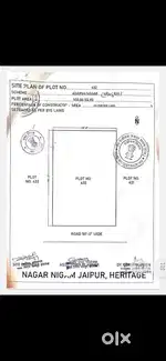 500 kuchh commercial plot sale in Raja park 20 dukaan