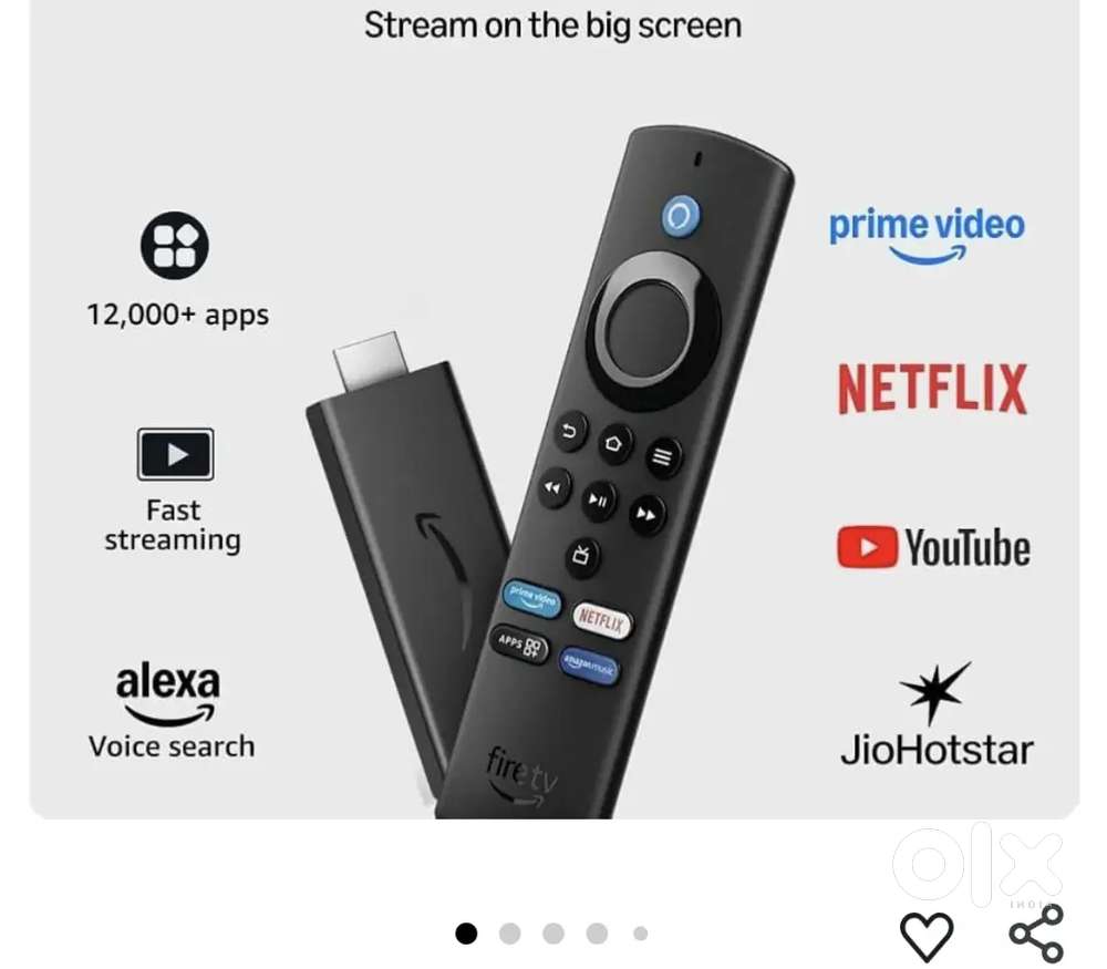 Amazon fire tv stick 3 gen with new original remote silicon cover