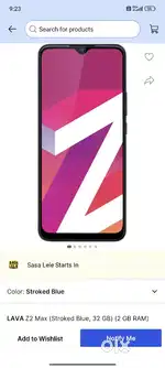 LAVA Z2 MAX with original charger