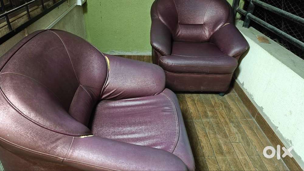 Maroon colour sofa