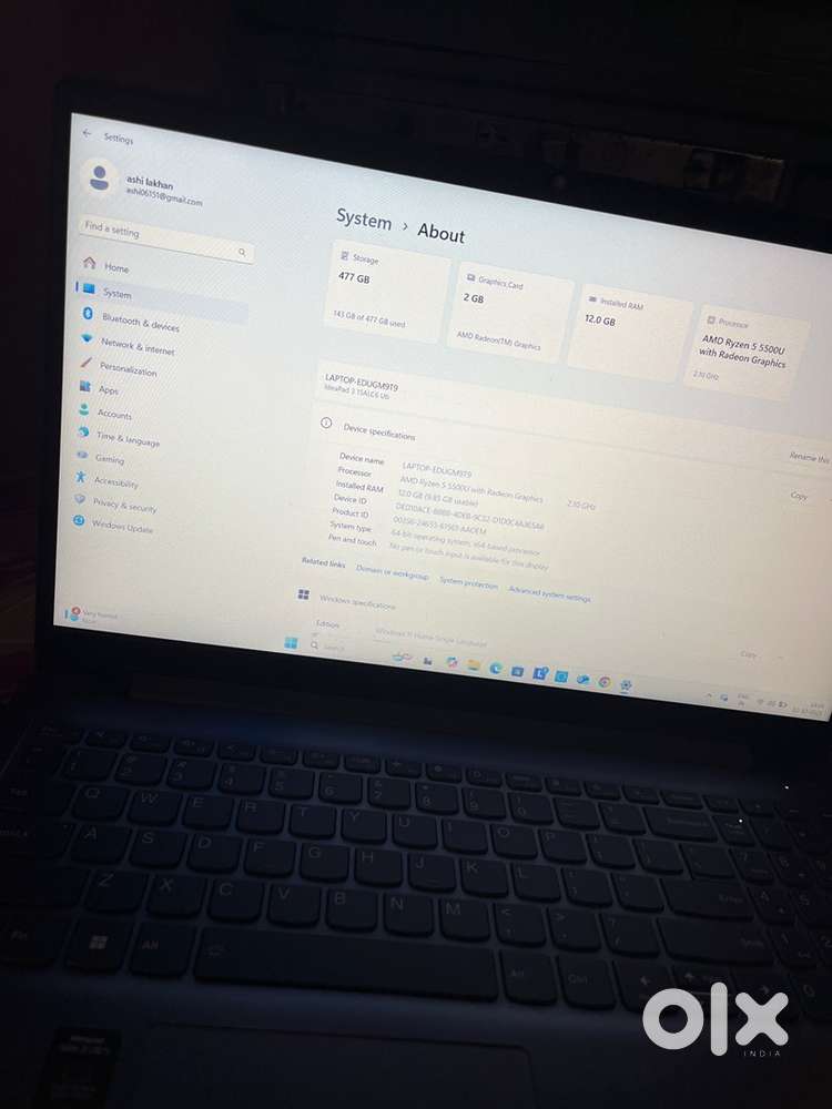 Laptop lenovo