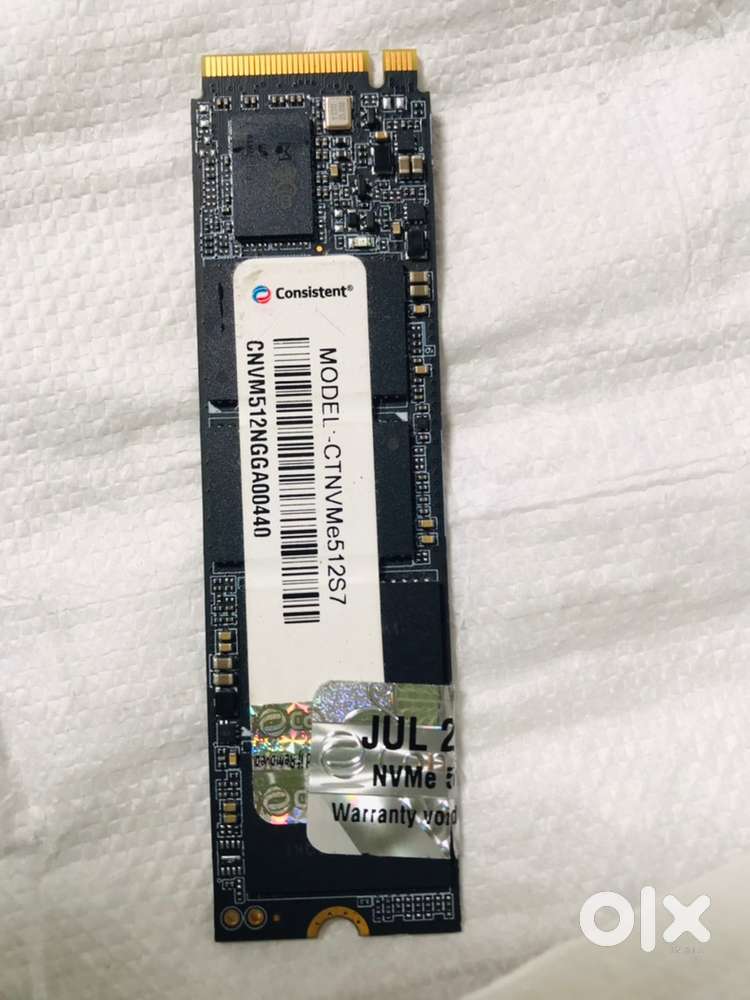 NVME consistent .512 GB