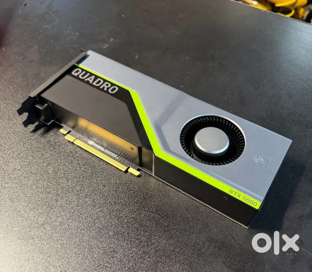Used card NVIDIA Quadro RTX 5000 16GB GDDR6 Graphics.