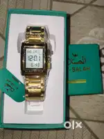 Al-Salah golden watch