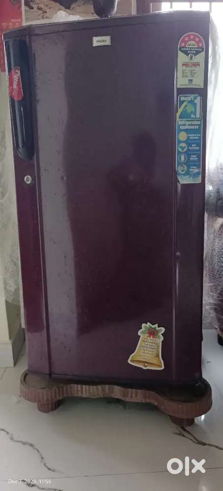Haier fridge with stand