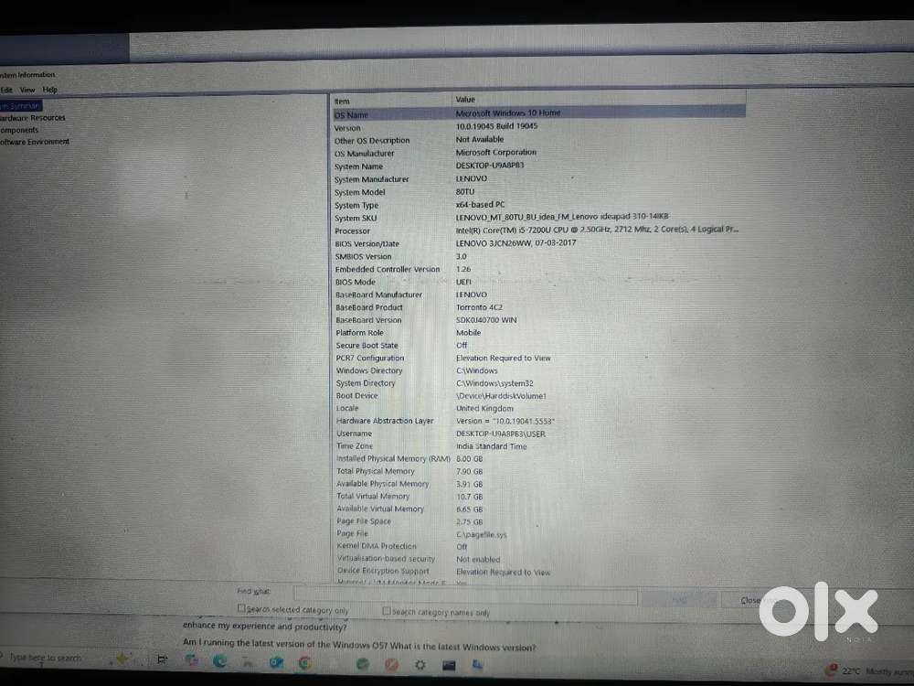 Lenovo laptop