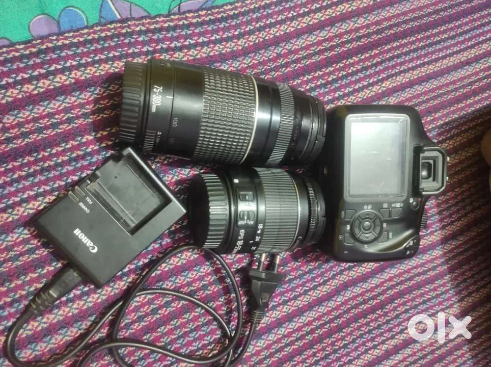 Canon camera  with 2 lens
