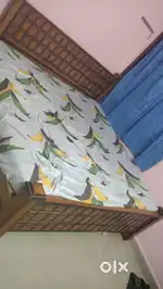 Wooden cot  with matress
