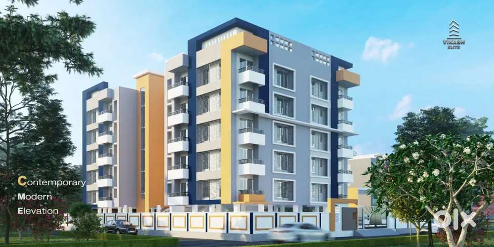 1bhk flat available near royal global University.rent 14000