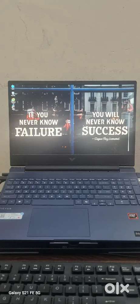 Hp victus ryzen 5 8645 with nvidia rtx 2050 4gb  45 days old