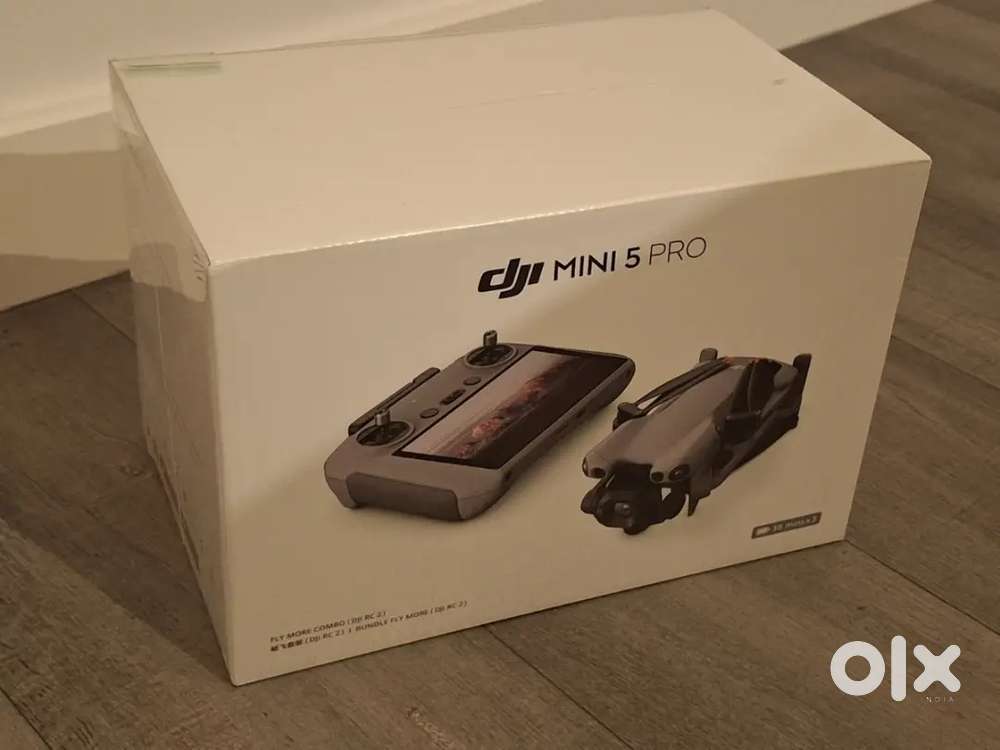 DJI Mini 5 Pro Fly More Combo 3 Batteries RC2 Controller used