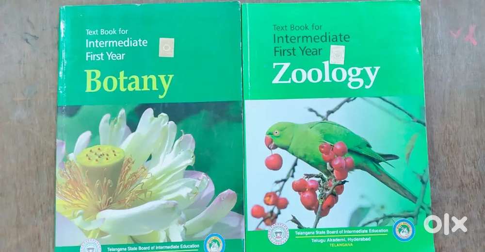 T.S State Intermediate 1st year bipc Telugu Akademi 4 New Text books