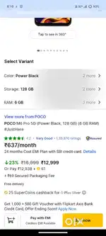 Poco m6 pro mobile 5g device 18 months old