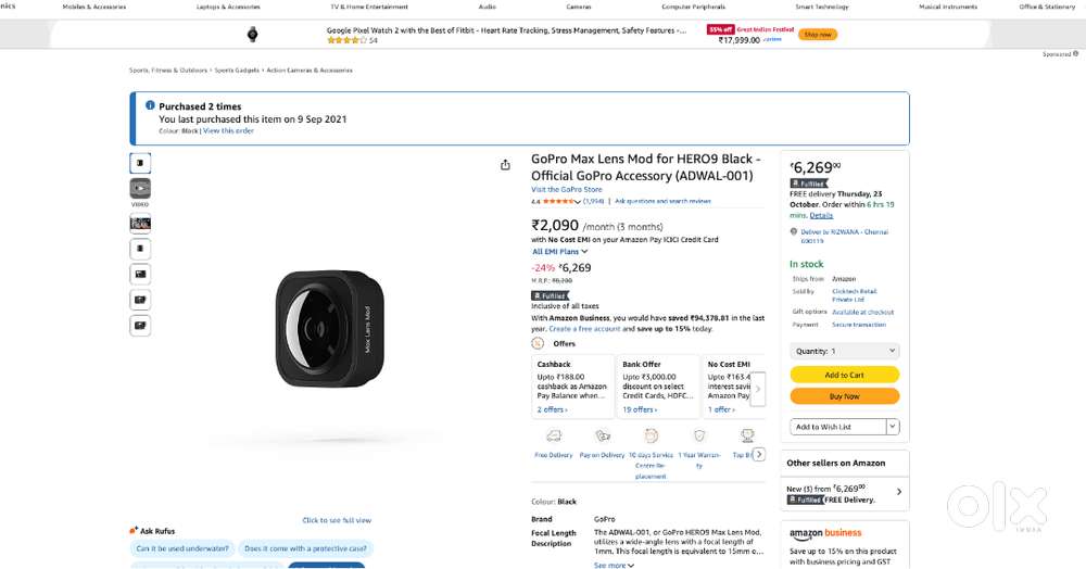 “GoPro Hero 9 Accessories Sale – Rarely Used,