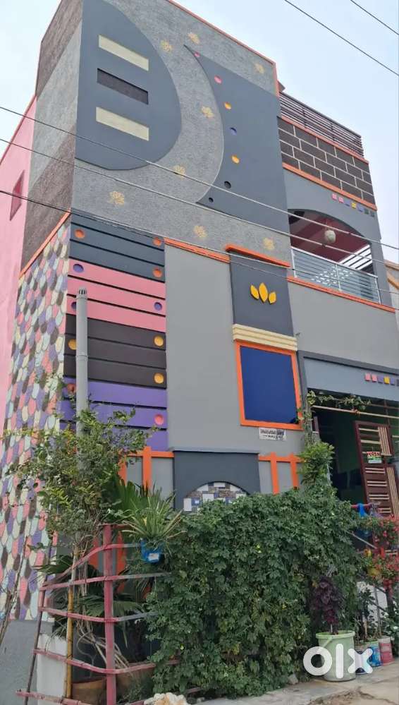 Newly constructed 2 BHK, 1st floor for rent.