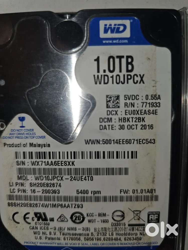 WD 1TB 2.5 HDD
