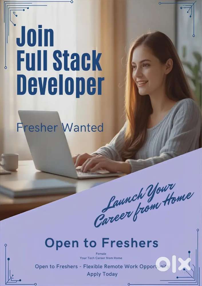 Female Full Stack Developer Fresher WFH