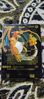 Pokemon charlizard golden card lv:-120