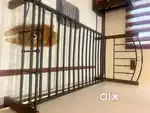 Single bed steel and wood