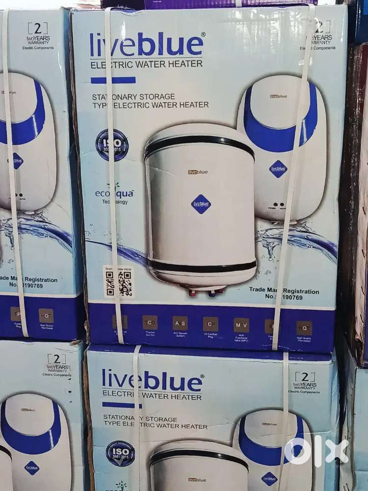 Live blue 25 L storage water heater ABS body