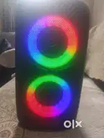 Zook twin blaster partybox speaker with voice led,usb,aux,bt,sd card