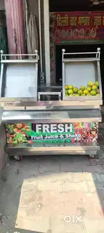 Chat steel counter table Dosa juice counter