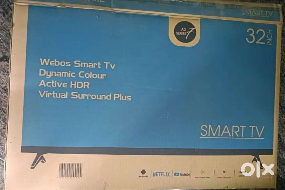 32inch smart  TV Exchange with any mobile or tab