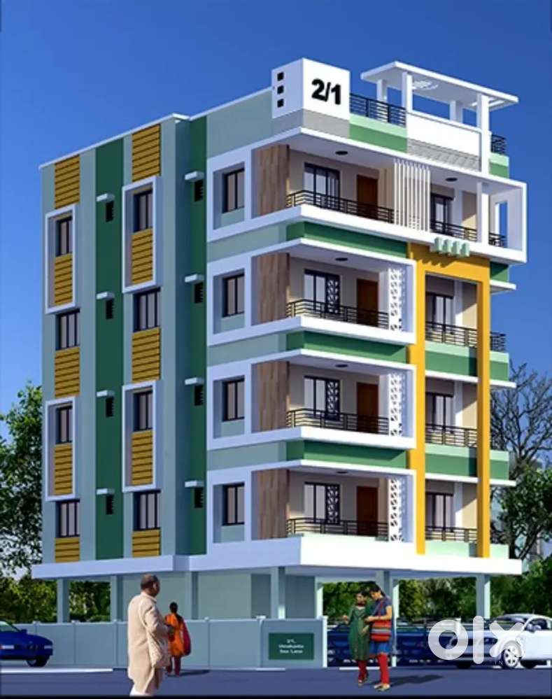 2/3 BHK Flat on Northern Avenue, Tala park