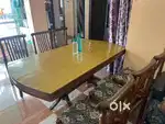 Premium Wooden Dining Table with 6 Chairs