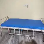 Hospital bed and wheel chair