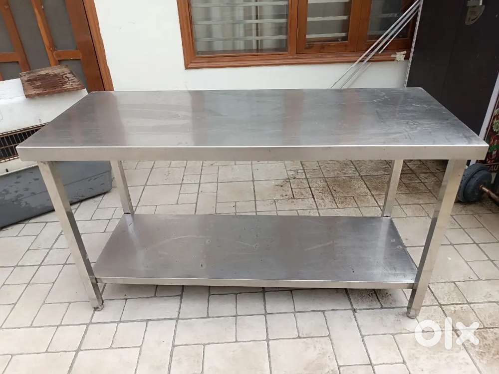 Quality Stainless steel table 5ft,3ft, height 34 in