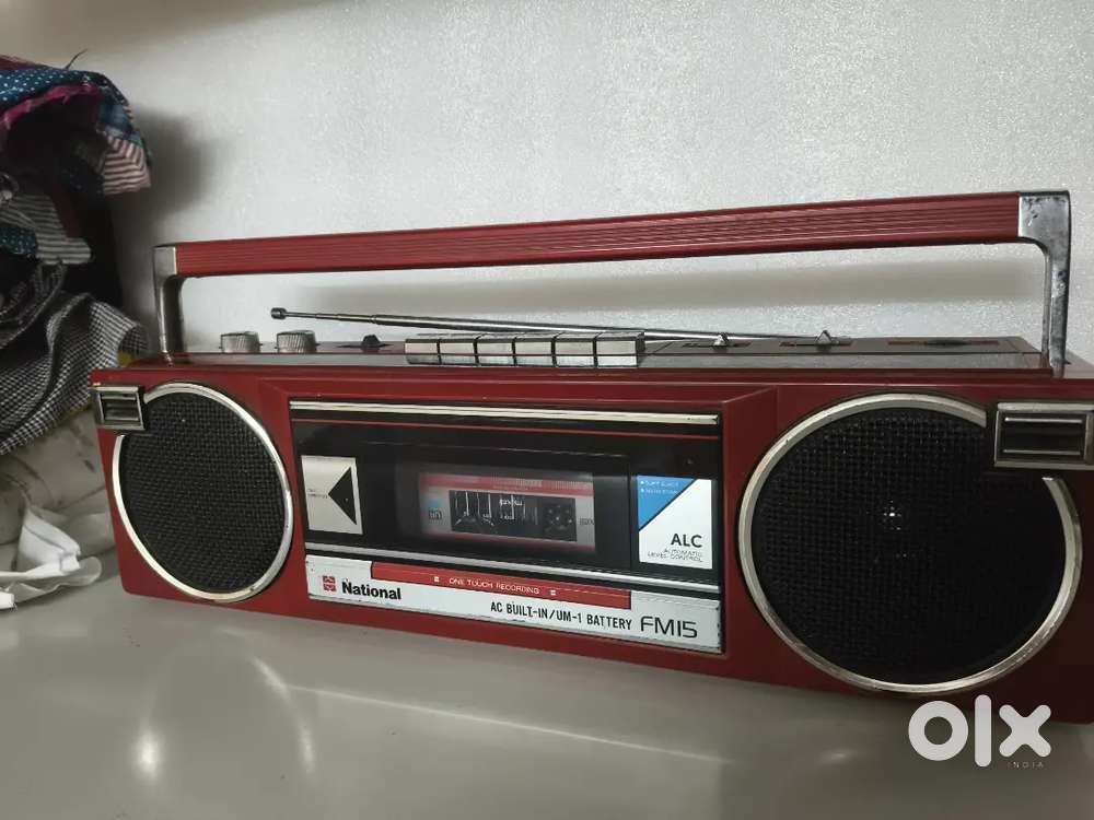 National sony  tape recorder fm radio