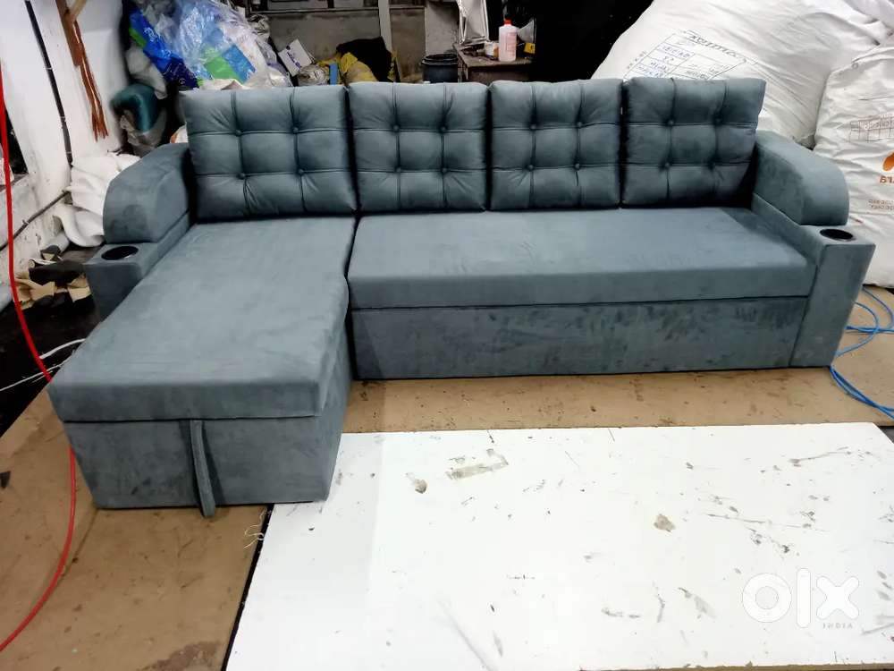 Brand new L shape sofa cumbed at reasonable price