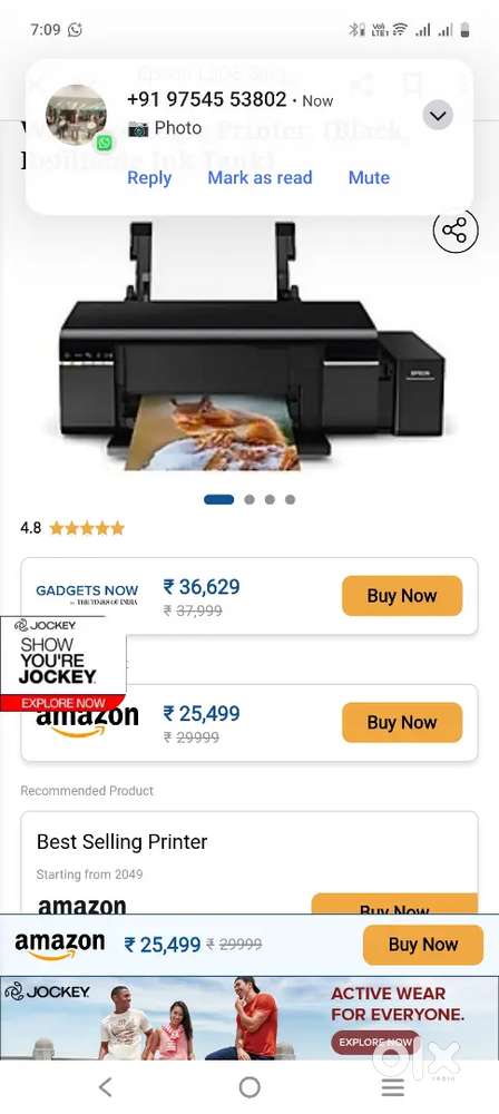 Epson L805 Sublimation Printer