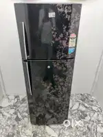 I'd56 lg black colour fridge with flower design fridge with stabilizer