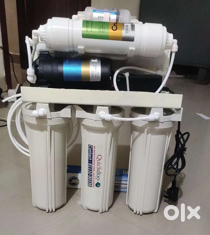 New model ro water purifier 
One year warranty including installation