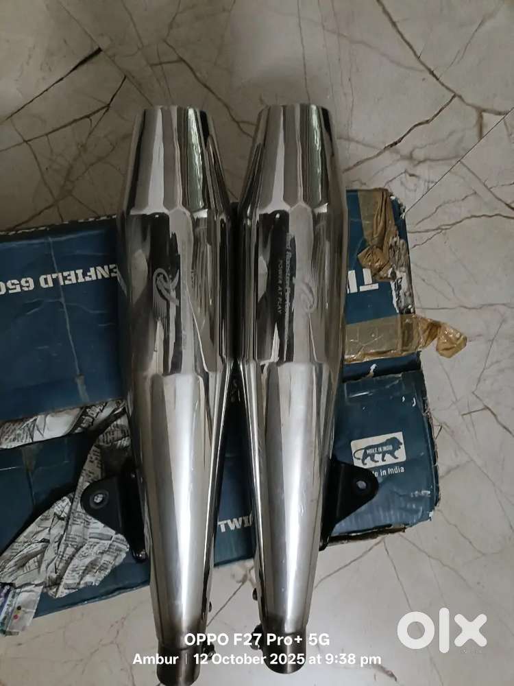 Interceptor 650 red rooster exhaust sale