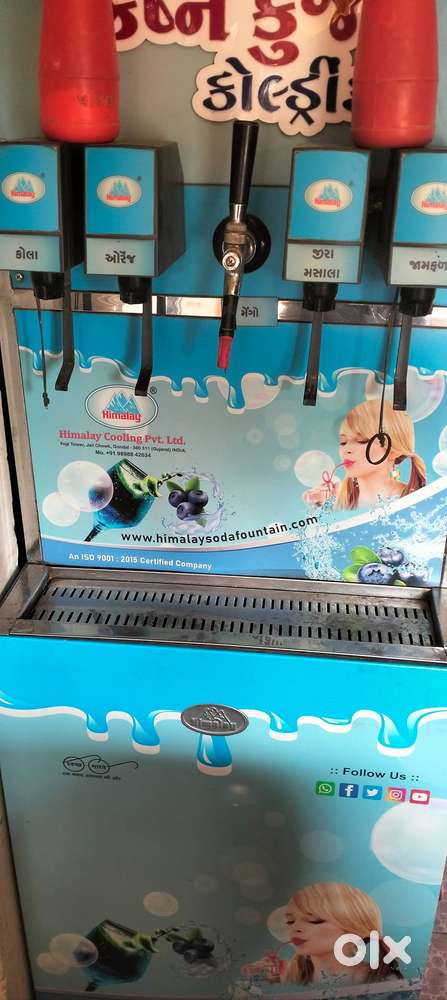 Himalay soda machine 4+1 and 2 Sadi soda machi