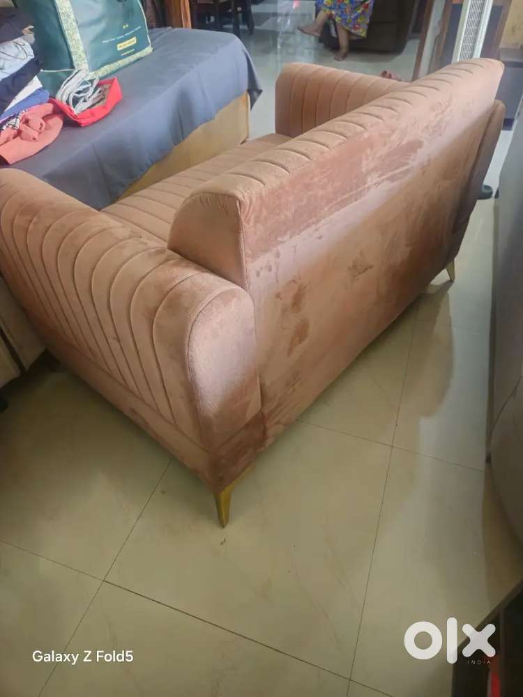 Selling 2 seater sofa and a Single Deewan with medicated matteress.