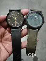 2 Stylish Men Wrist Watches – Black & Green