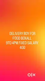 Fixed salary food delivery for thodpuzha fixed salary time 9am to 4 pm