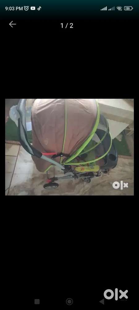Baby pram and baby walker is for sale brand new condition