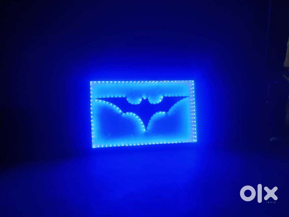 Batman glowing LED decoration light box